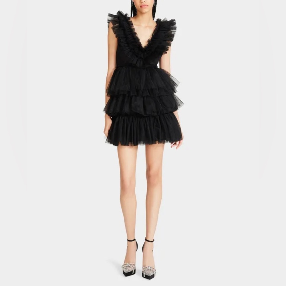 BETSEY JOHNSON SHOW OFF TIERED TULLE DRESS